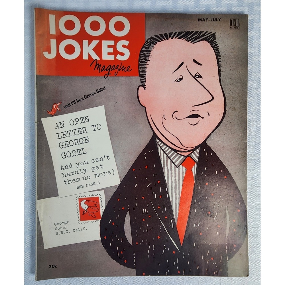 1000 Jokes Magazine An Open Letter To George Gobel May - July 1955
